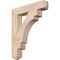 Ekena Millwork Merced Craftsman Smooth Bracket, Douglas Fir, 3 1/2"W x 20"D x 24"H BKT04X20X24MRC04SDF - alternate 1